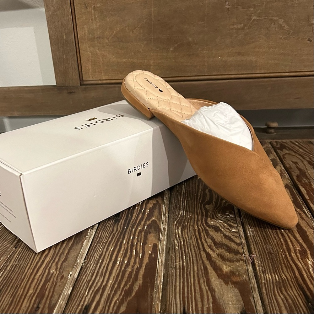Birdies The Swan Golden Oak Suede 11 NIB
